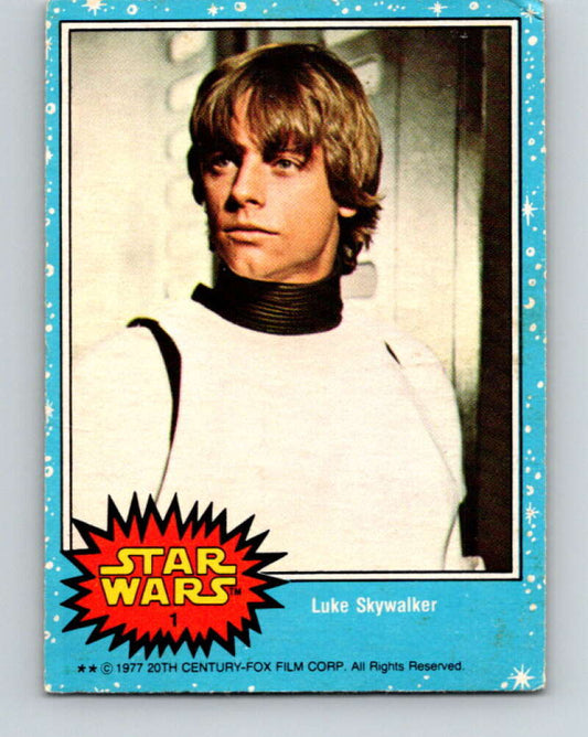 1977 Topps Star Wars #1 Luke Skywalker   V34602