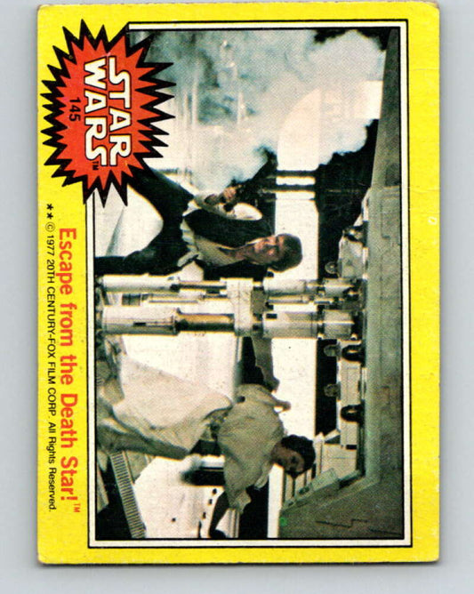 1977 Topps Star Wars #145 Escape from the Death Star!   V34630