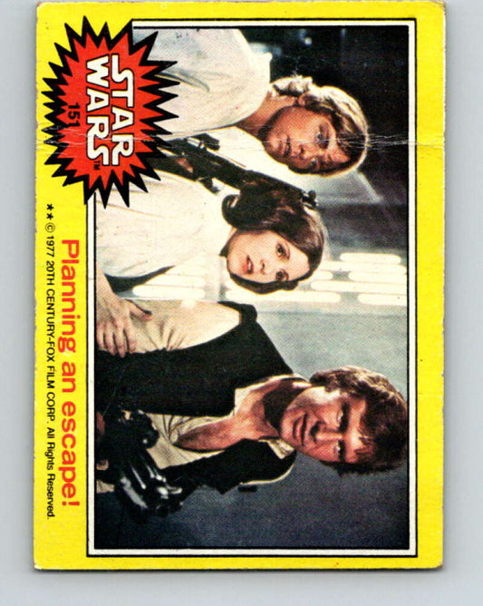1977 Topps Star Wars #151 Planning an escape!   V34635