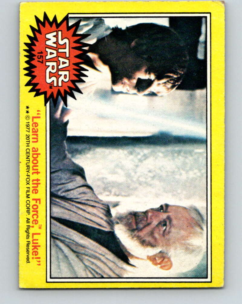 1977 Topps Star Wars #157 "Learn about the Force/Luke!"   V34642