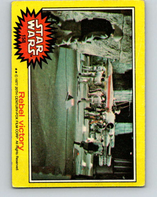 1977 Topps Star Wars #158 Rebel victory   V34644