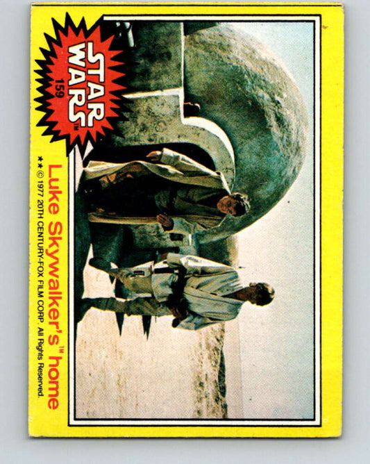 1977 Topps Star Wars #159 Luke Skywalker's home   V34645