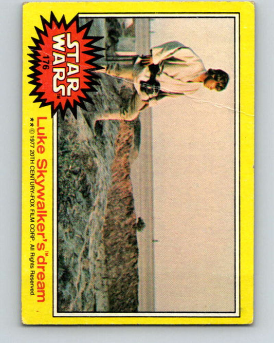1977 Topps Star Wars #176 Luke Skywalker's dream   V34663