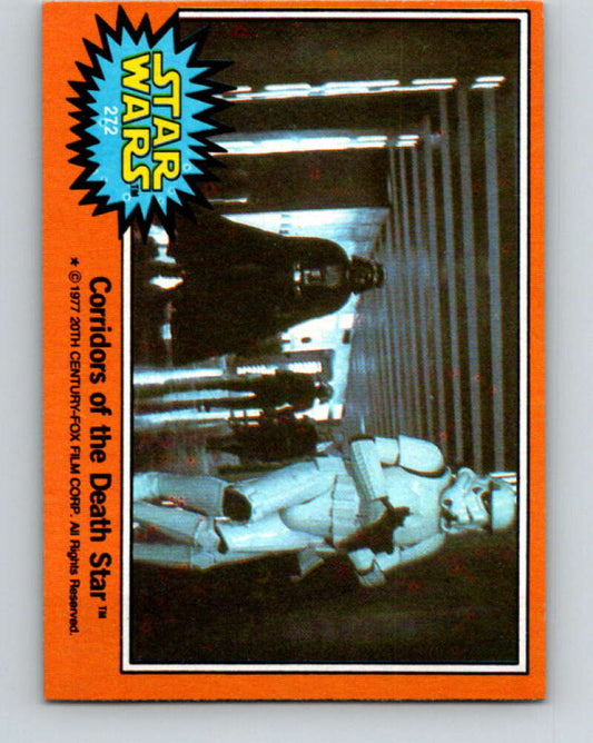 1977 Topps Star Wars #272 Corridors of the Death Star   V34687