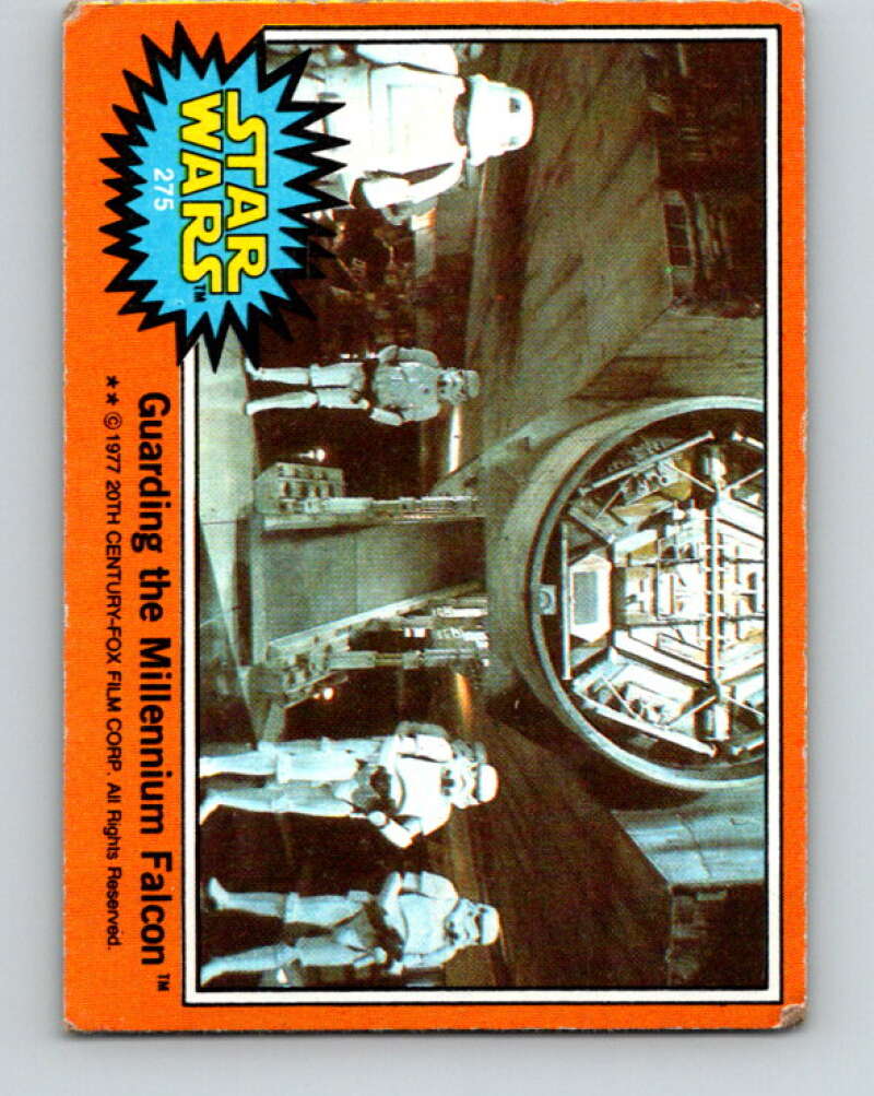 1977 Topps Star Wars #275 Guarding the Millennium Falcon   V34688