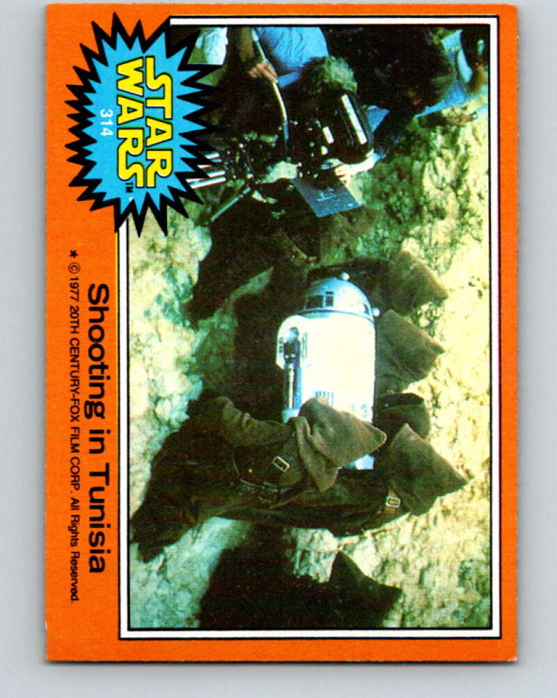 1977 Topps Star Wars #314 Shooting in Tunisia   V34695