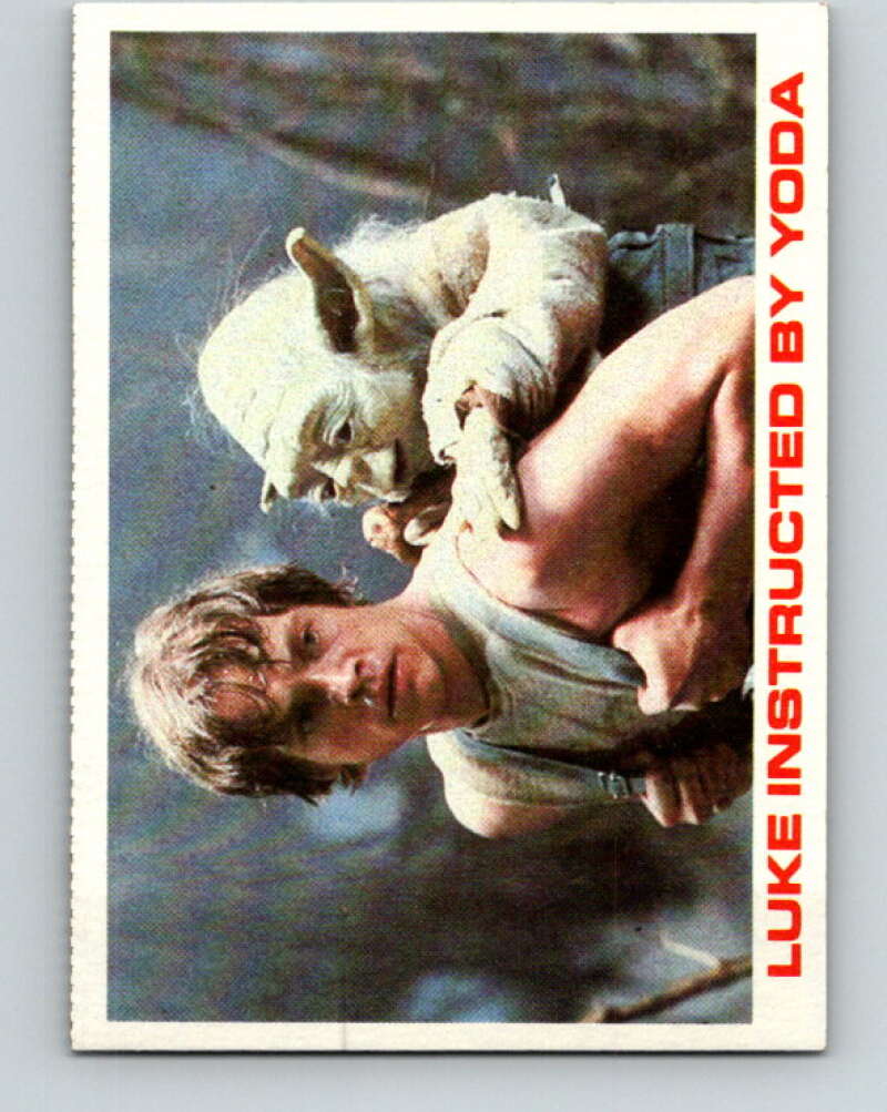 1980 Star Wars Burger King Luke Instructed by Yoda  V34697