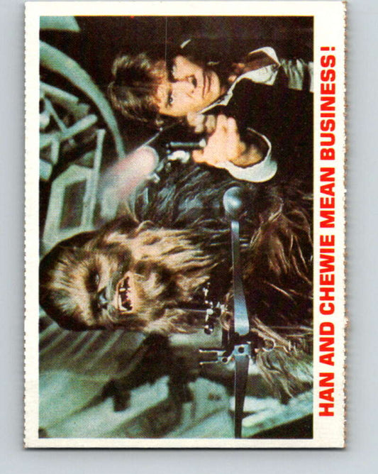 1977 Star Wars Burger King Han and Chewie Mean Business  V34723