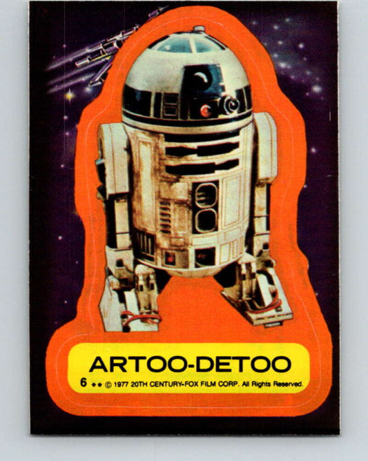 1977 Topps Star Wars Stickers #6 Artoo-Detoo   V34748
