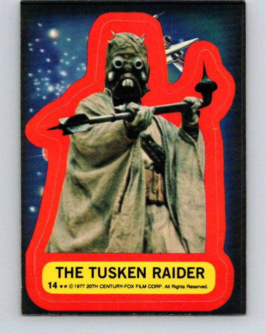 1977 Topps Star Wars Stickers #14 The Tusken Raider   V34772