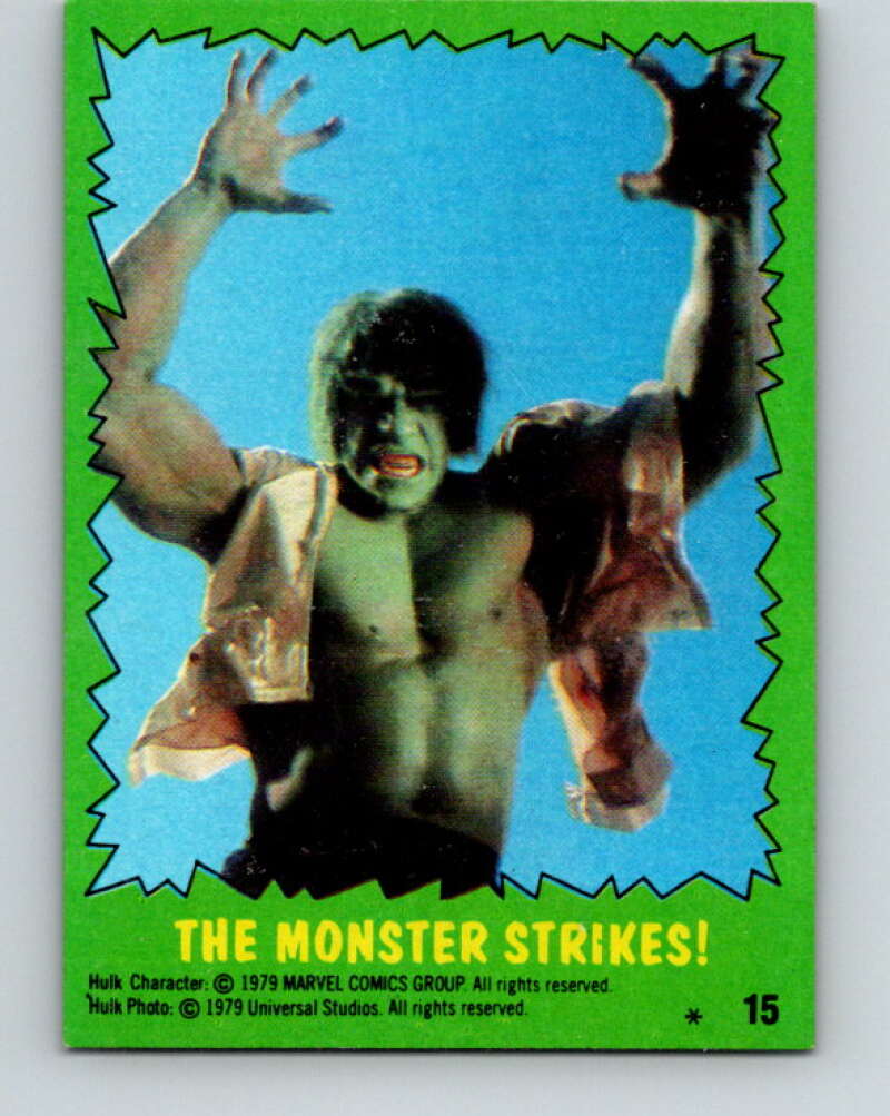 1979 Marvel Incredibale Hulk #15 The Monster Strikes  V34826