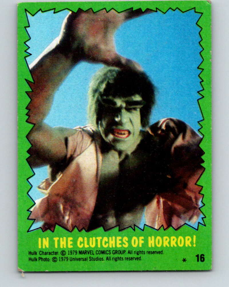 1979 Marvel Incredibale Hulk #16 In the Clutches of Horror  V34832