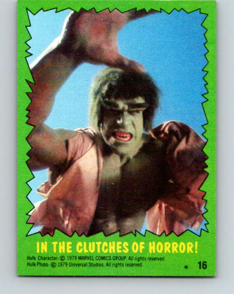 1979 Marvel Incredibale Hulk #16 In the Clutches of Horror  V34833