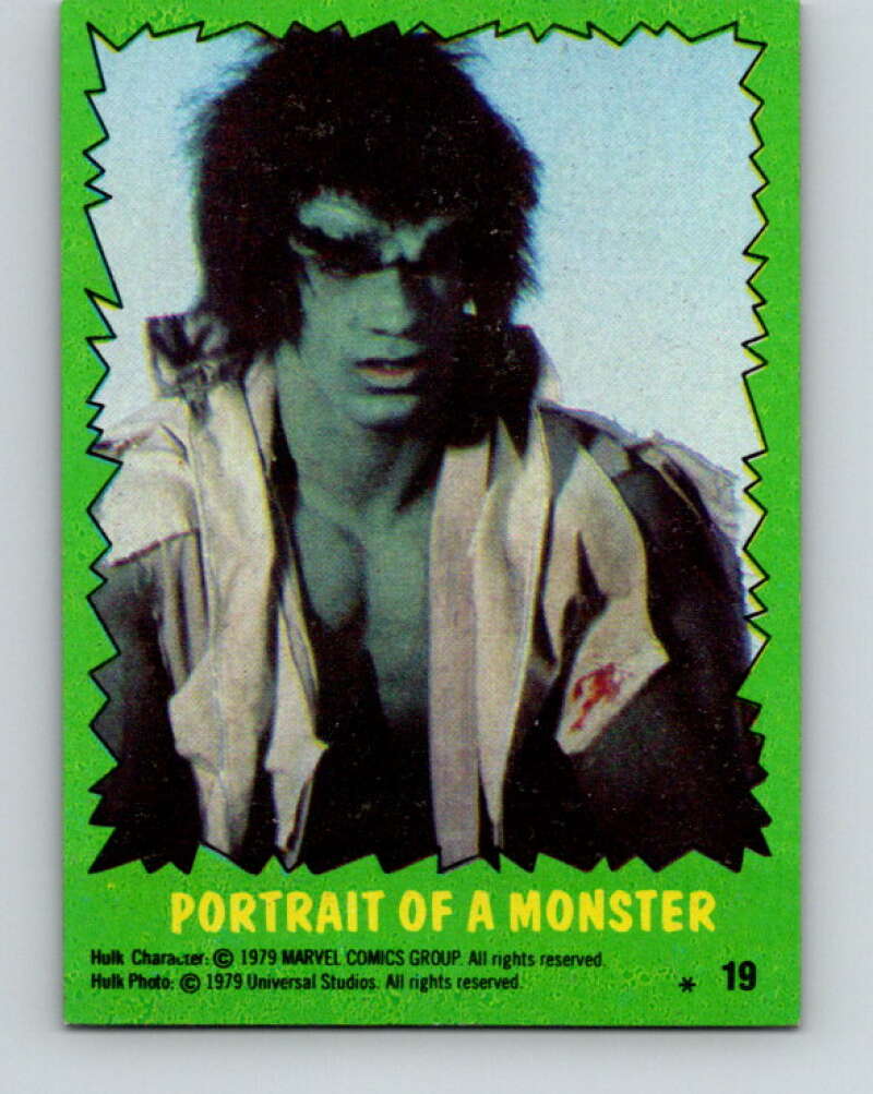 1979 Marvel Incredibale Hulk #19 Portrait of a Monster  V34847