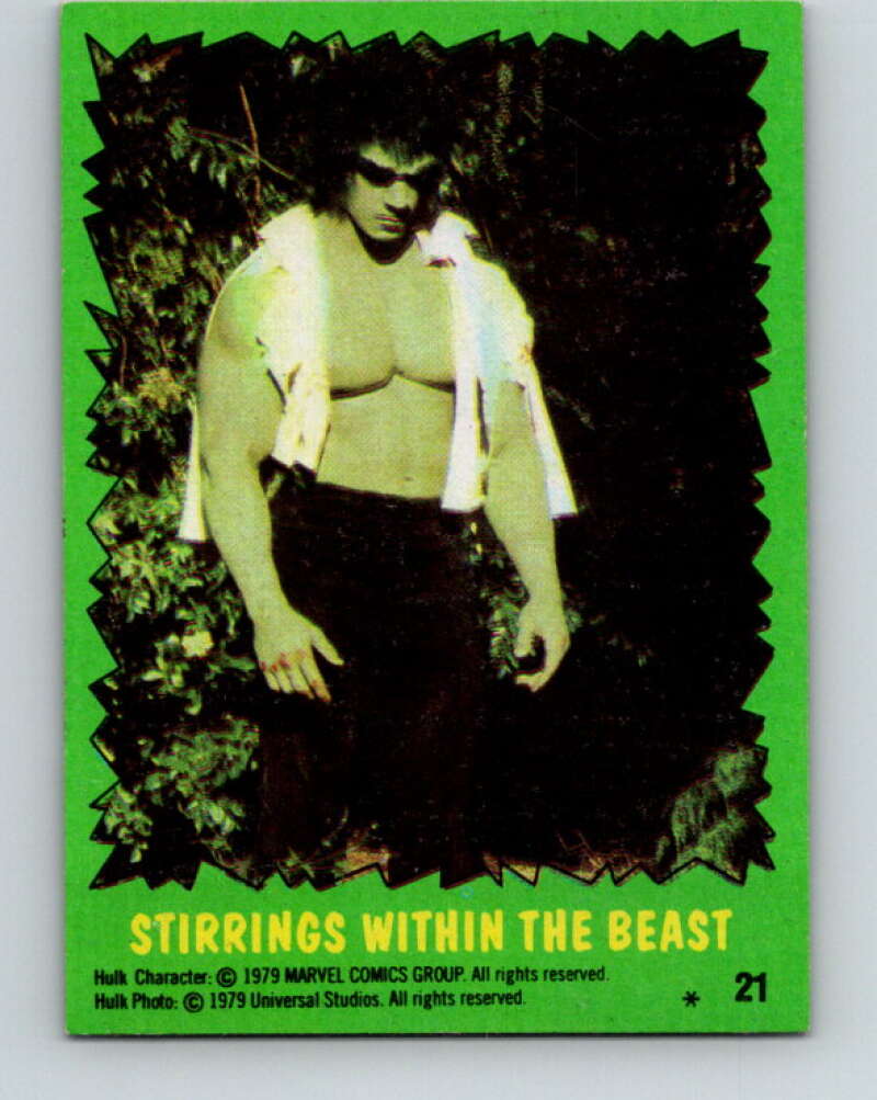 1979 Marvel Incredibale Hulk #21 Stirrings Within the Beast  V34855