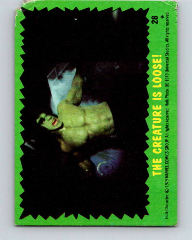 1979 Marvel Incredibale Hulk #28 The Creature is Loose  V34885