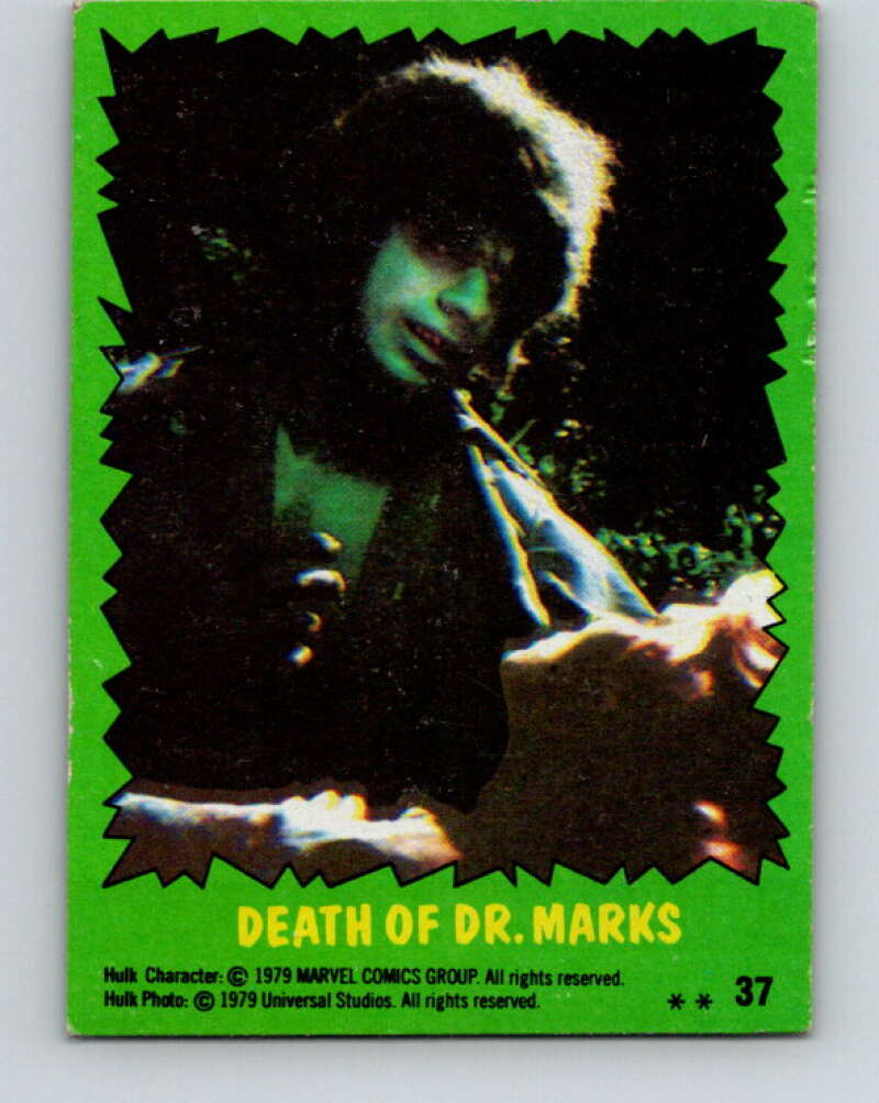 1979 Marvel Incredibale Hulk #37 Death of Dr. Marks  V34922