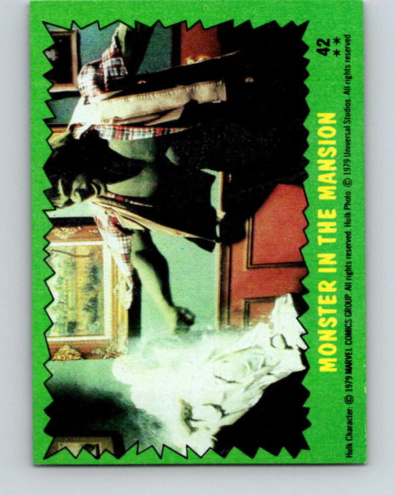 1979 Marvel Incredibale Hulk #42 Monster in the Mansion  V34947