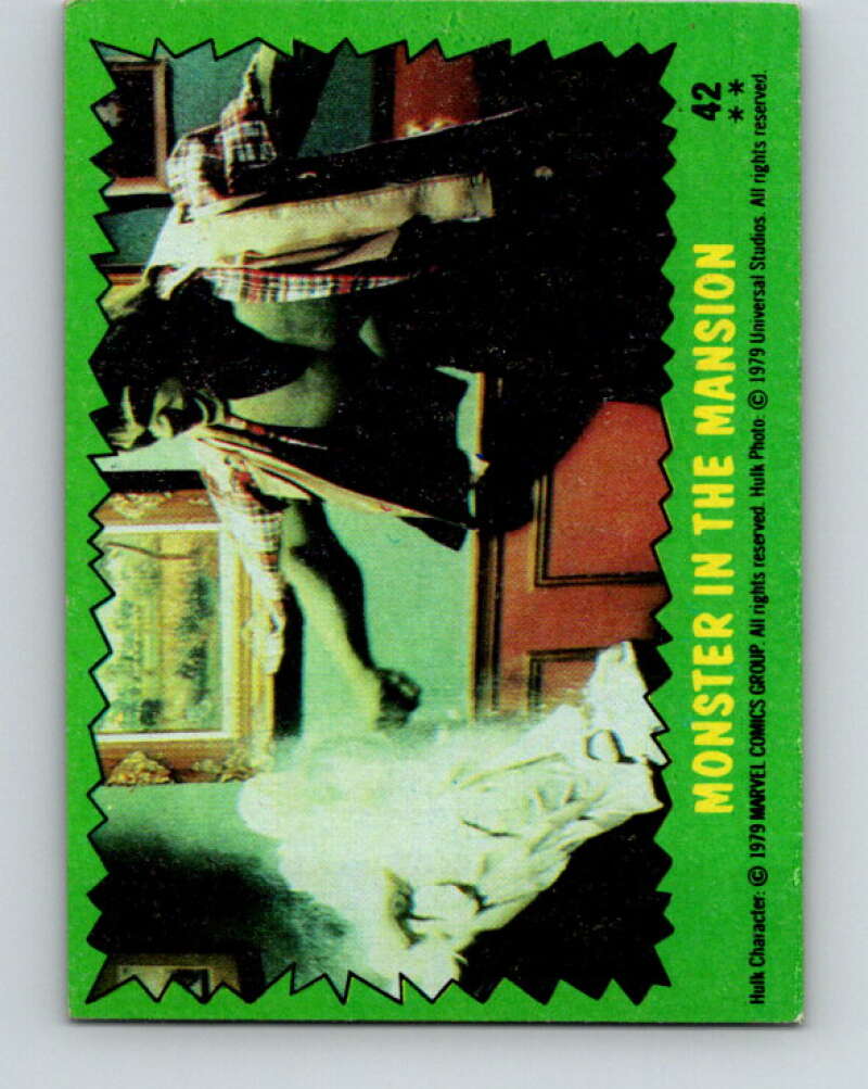 1979 Marvel Incredibale Hulk #42 Monster in the Mansion  V34948