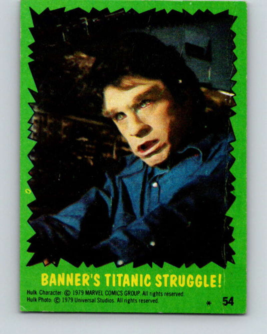 1979 Marvel Incredibale Hulk #54 Banner's Titanic Struggle  V34986