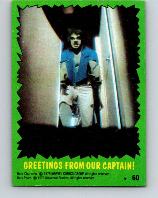 1979 Marvel Incredibale Hulk #60 Greetings from our Captain  V35012