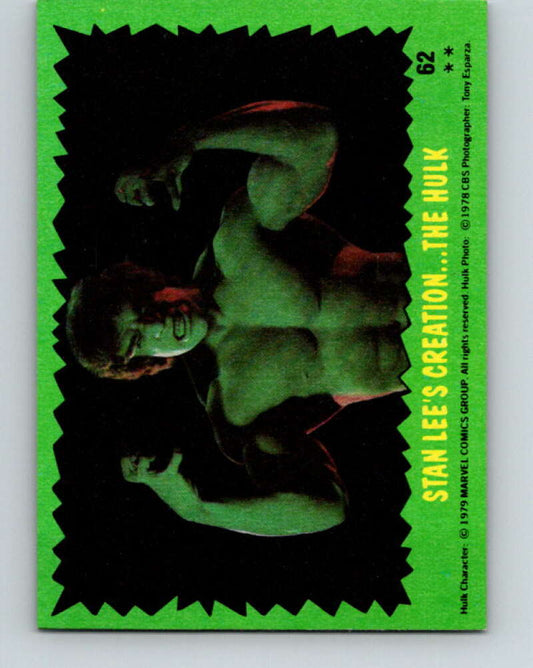 1979 Marvel Incredibale Hulk #62 Stan Lee's Creation…Th Hulk  V35020