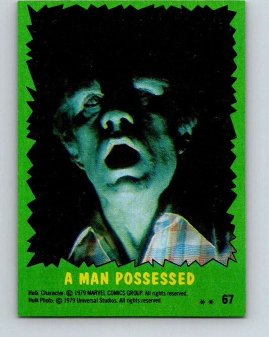 1979 Marvel Incredibale Hulk #67 A Man Possessed  V35040