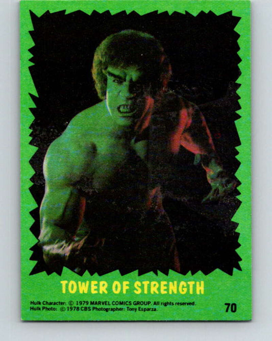 1979 Marvel Incredibale Hulk #70 Tower of Strength  V35058