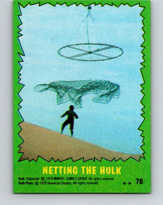 1979 Marvel Incredibale Hulk #76 Netting the Hulk  V35086