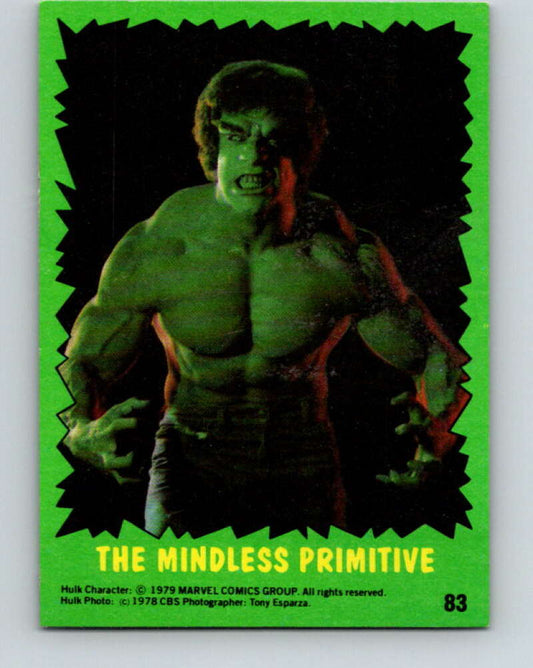 1979 Marvel Incredibale Hulk #83 The Mindless Primitive  V35113