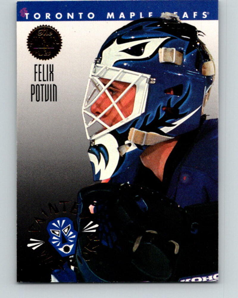 1993-94 Leaf Painted Warriors #1 Felix Potvin Toronto Maple Leafs V35132