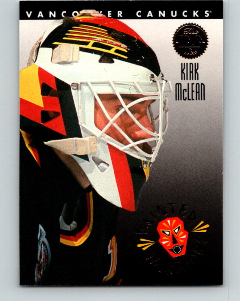 1993-94 Leaf Painted Warriors #3 Kirk McLean Vancouver Canucks V35134
