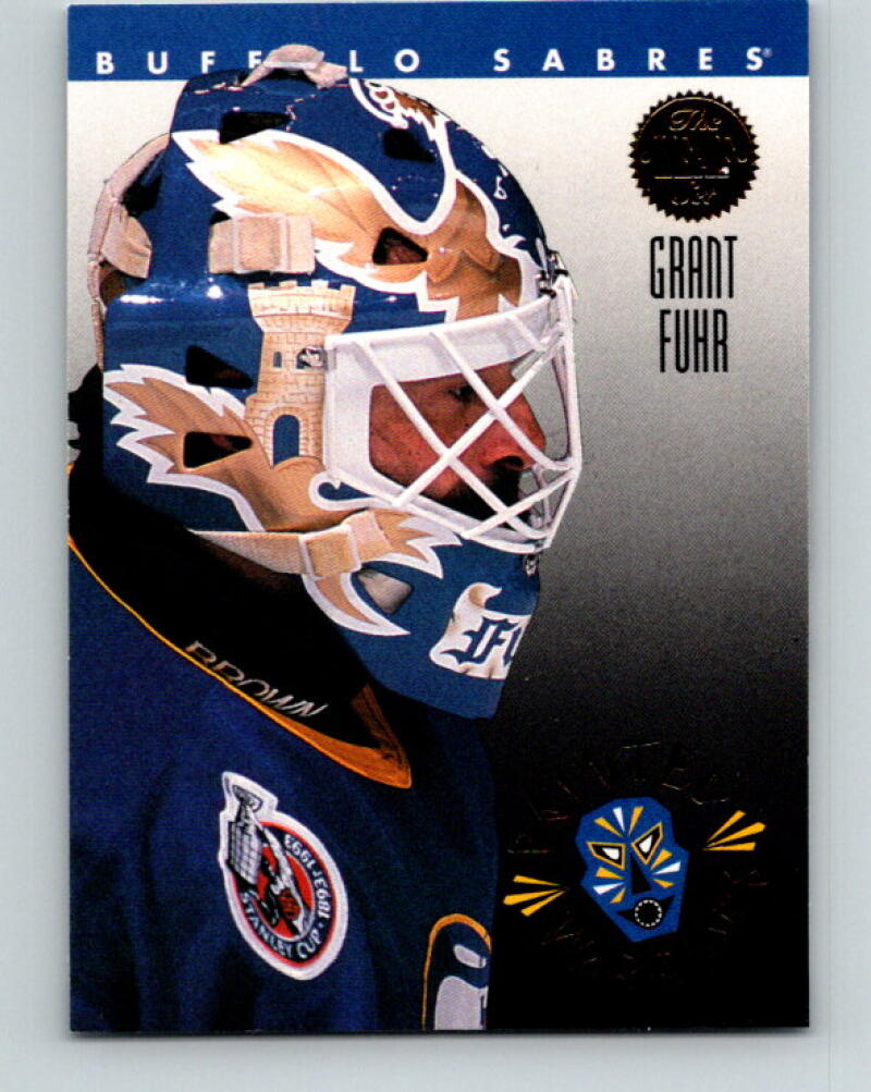 1993-94 Leaf Painted Warriors #5 Grant Fuhr Buffalo Sabres V35136