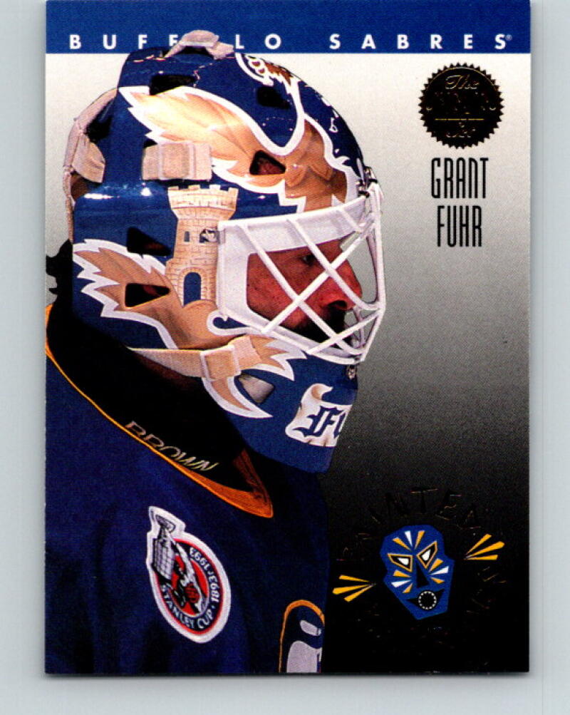 1993-94 Leaf Painted Warriors #5 Grant Fuhr Buffalo Sabres V35137