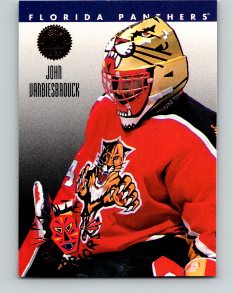 1993-94 Leaf Painted Warriors #8 John Vanbiesbrouck Florida Panthers V35139