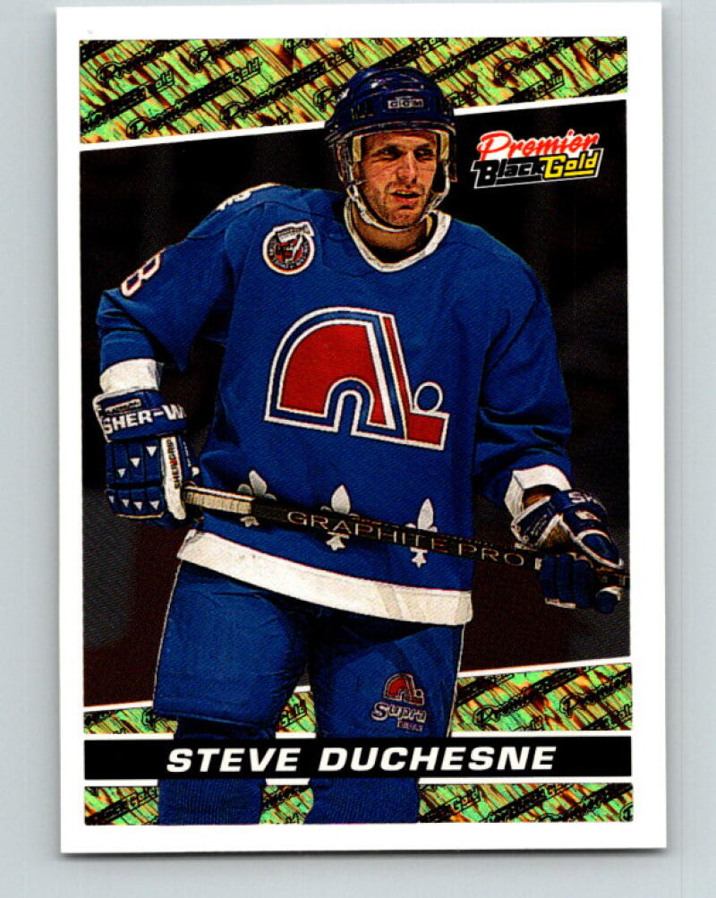 1993-94 Topps Premier Black Gold #2 Steve Duchesne Nordiques V35141