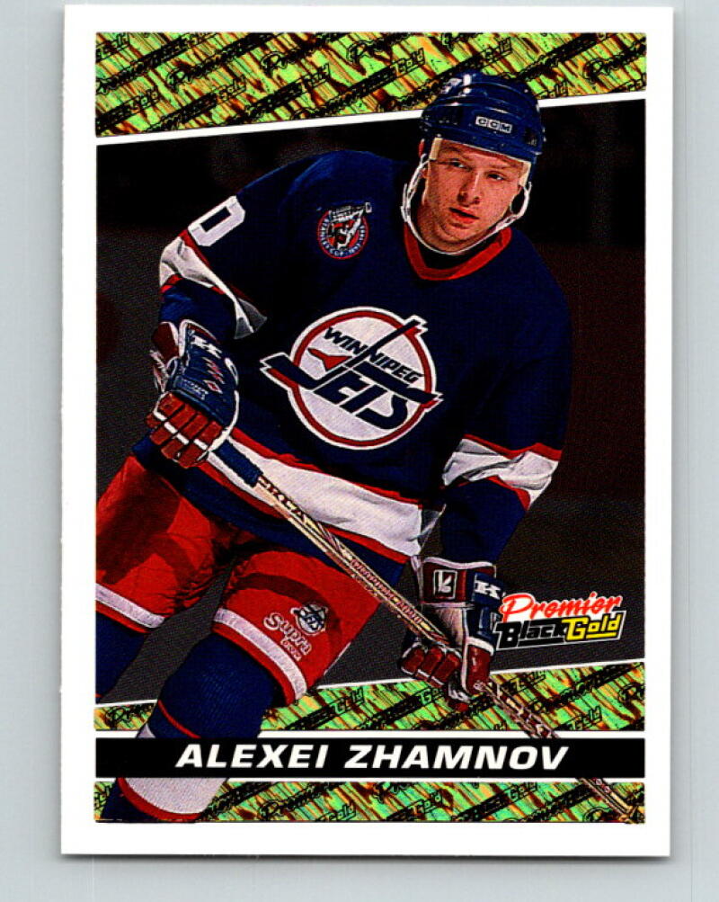 1993-94 Topps Premier Black Gold #8 Alexei Zhamnov Winnipeg Jets V35146