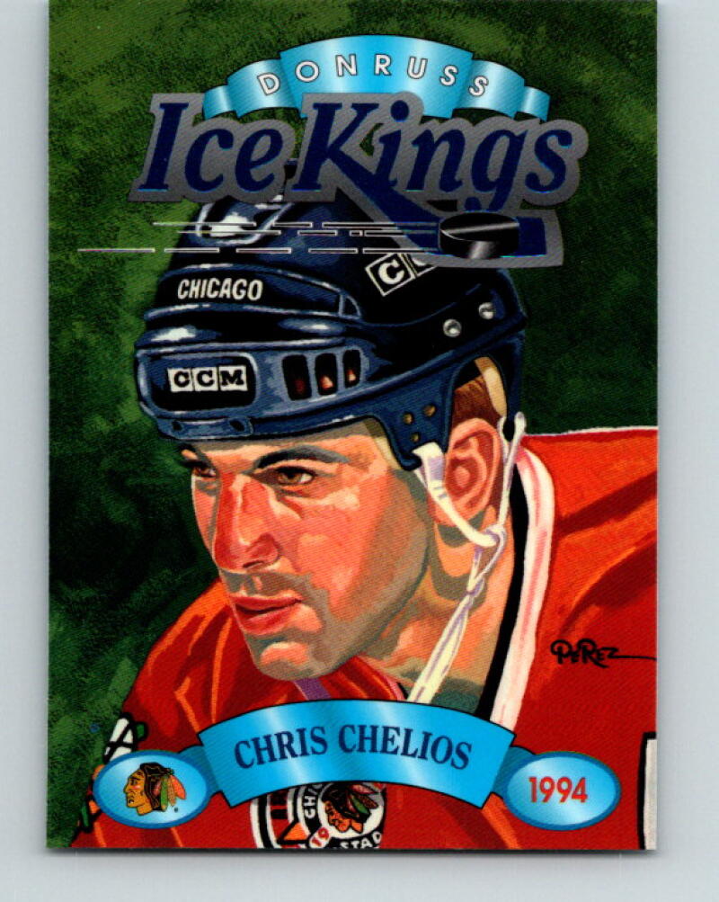 1993-94 Donruss Ice Kings #5 Chris Chelios Chicago Blackhawks V35154