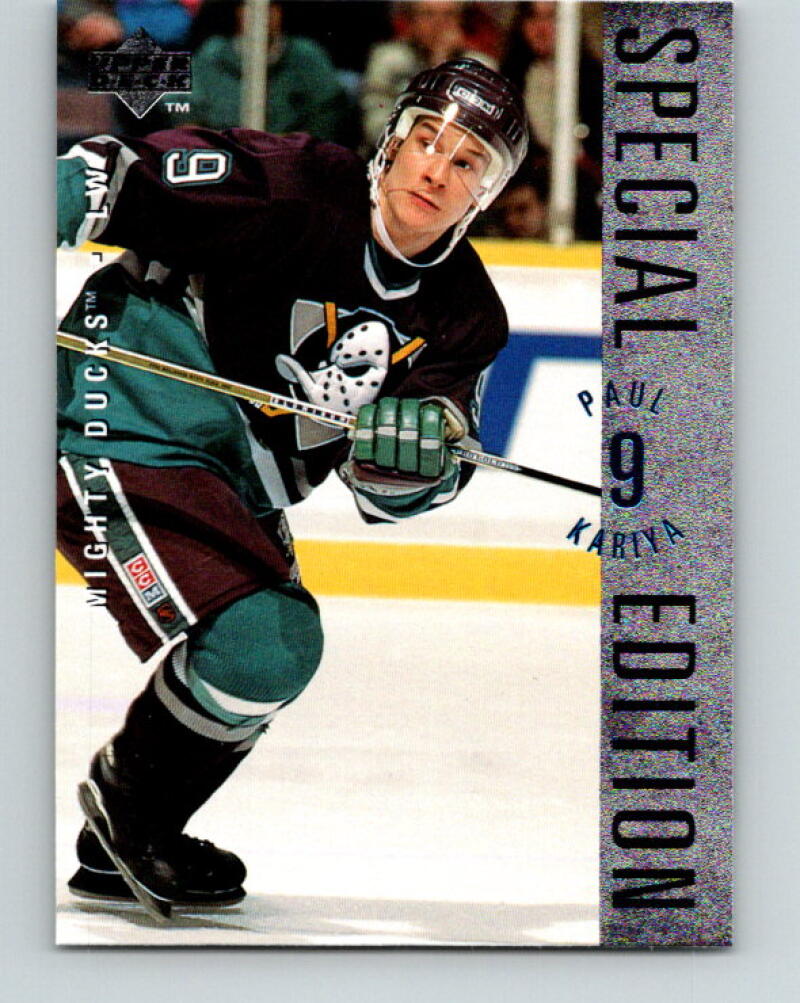 1995-96 Upper Deck Special Edition #SE1 Paul Kariya Anaheim Ducks V35158