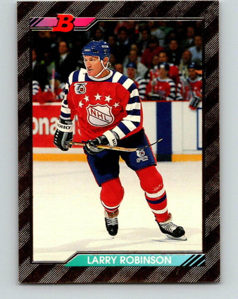 1992-93 Bowman #215 Larry Robinson FOIL Los Angeles Kings V35170
