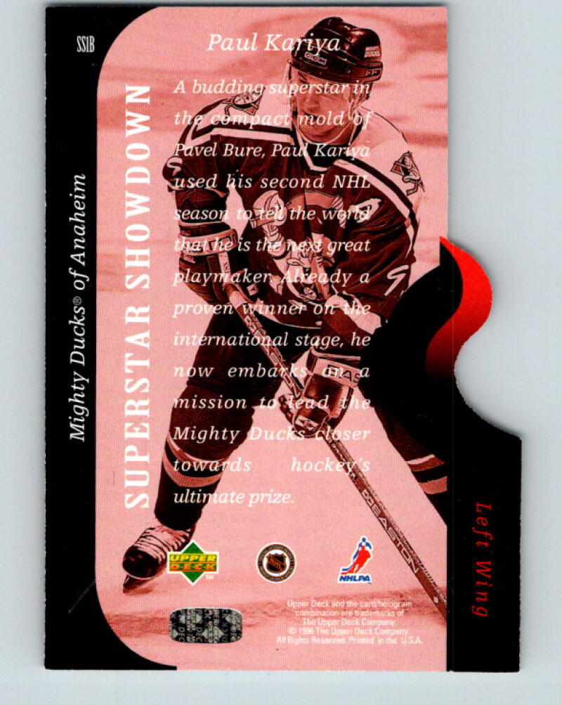 1996-97 Upper Deck Superstar Showdown #SS1B Paul Kariya V35174