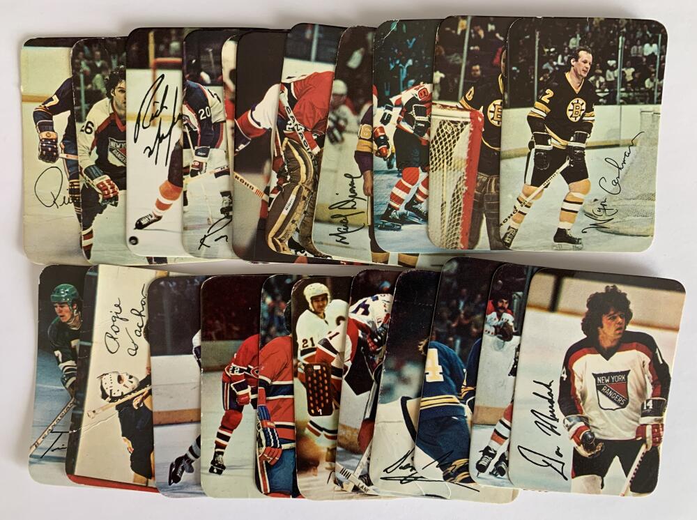 1977-78 O-Pee-Chee Glossy Hockey Complete Set 1-22 G-EX *Z002