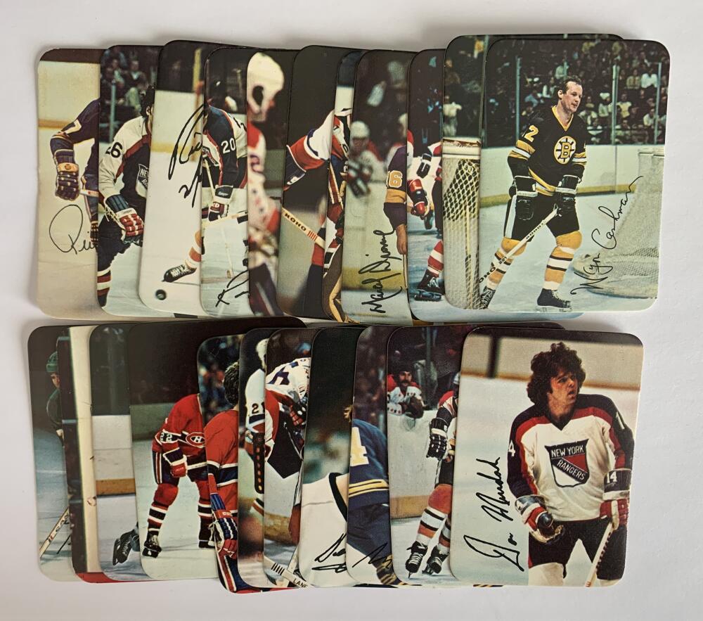 1977-78 O-Pee-Chee Glossy Hockey Complete Set 1-22 NM *Z007
