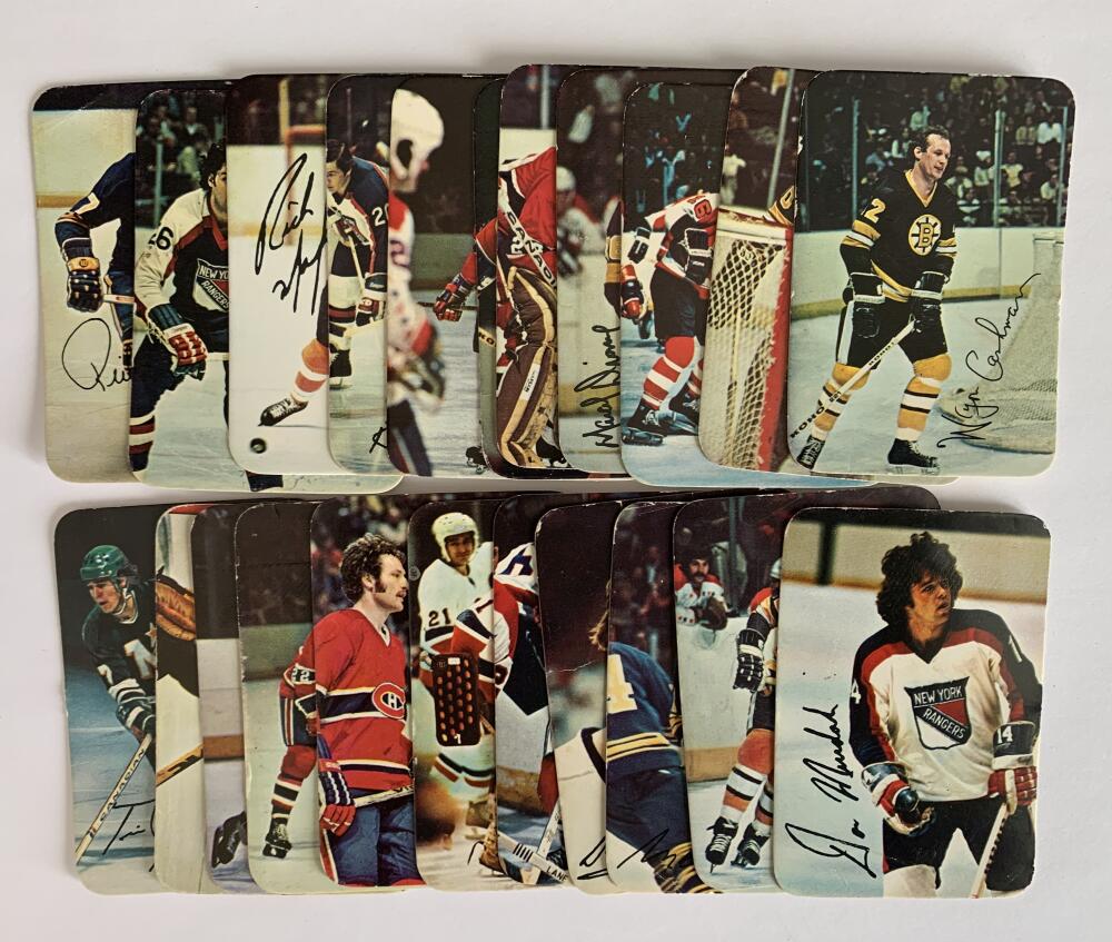 1977-78 O-Pee-Chee Glossy Hockey Complete Set 1-22 G-EX *Z008