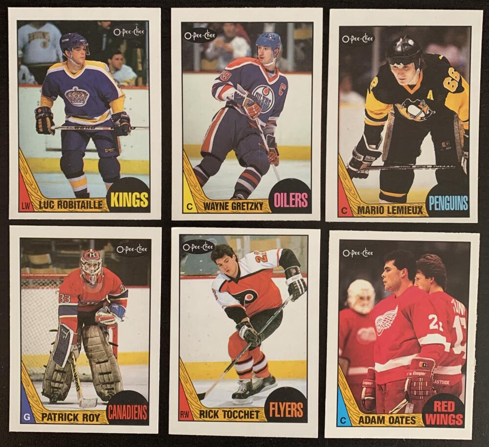 1987-88 O-Pee-Chee Complete Set 1-264 NM-Mint Robitaille, Roy *0188