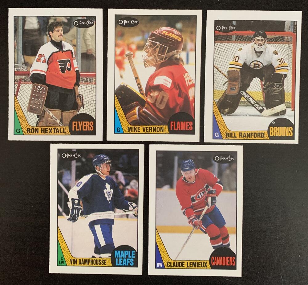 1987-88 O-Pee-Chee Complete Set 1-264 NM-Mint Robitaille, Roy *0188