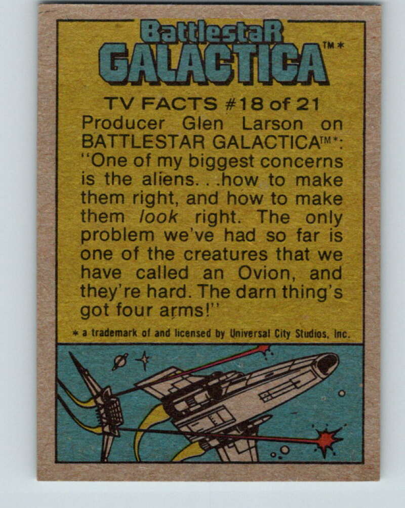 1978 Topps Battlestar Galactica #3 Richard Hatch is Captain Apollo   V35203