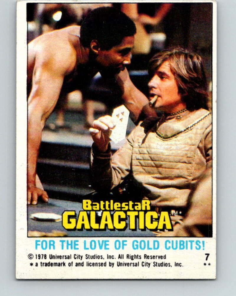 1978 Topps Battlestar Galactica #7 For the Love of Gold Cubits!   V35212