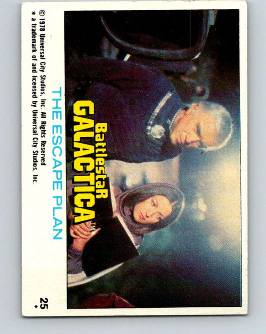1978 Topps Battlestar Galactica #25 The Escape Plan   V35252
