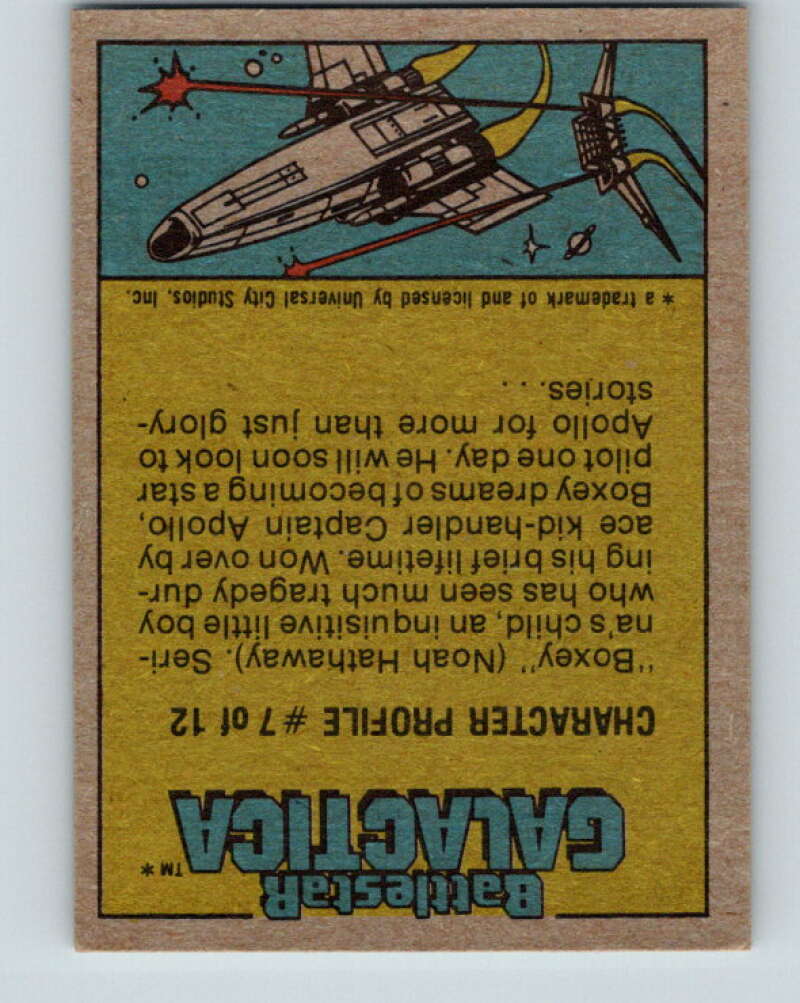 1978 Topps Battlestar Galactica #39 Speeding Toward Carillon   V35271